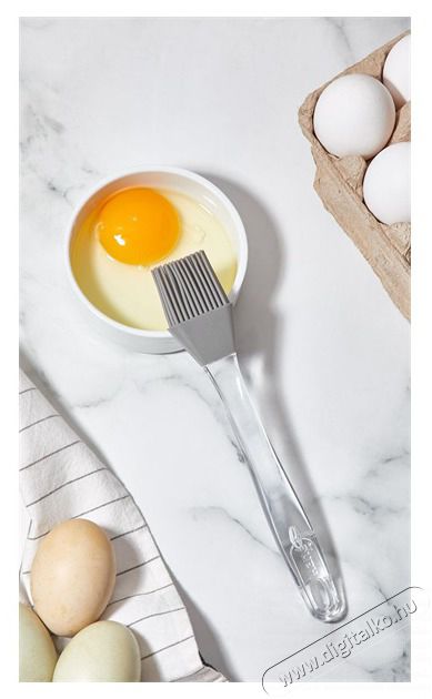 HANE TOO szilikon kenőecset 20,5cm, sz&uuml;rke, r&oacute;zsasz&iacute;n vagy k&eacute;k sz&iacute;nű SL-3001 Konyhai term&eacute;kek - Konyhai eszk&ouml;z - Egy&eacute;b konyhai eszk&ouml;z - 507684