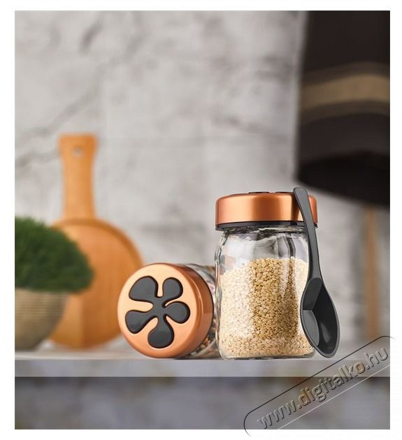 HANE IRIS Formo &uuml;veg fűszertart&oacute; 190ml, fekete vagy feh&eacute;r sz&iacute;nű HN-1223 H&aacute;ztart&aacute;s / Otthon / K&uuml;lt&eacute;r - Lak&aacute;sfelszerel&eacute;s - T&aacute;rol&oacute; - 508728