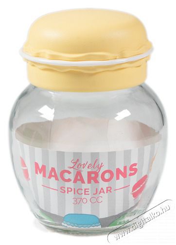 HANE IRIS Macaron &uuml;veg fűszertart&oacute; 370ml, z&ouml;ld, fukszia, narancs vagy citroms&aacute;rga sz&iacute;nű HN-1215 H&aacute;ztart&aacute;s / Otthon / K&uuml;lt&eacute;r - Lak&aacute;sfelszerel&eacute;s - T&aacute;rol&oacute; - 508727