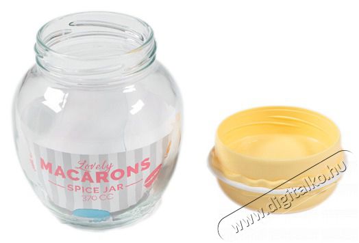 HANE IRIS Macaron &uuml;veg fűszertart&oacute; 370ml, z&ouml;ld, fukszia, narancs vagy citroms&aacute;rga sz&iacute;nű HN-1215 H&aacute;ztart&aacute;s / Otthon / K&uuml;lt&eacute;r - Lak&aacute;sfelszerel&eacute;s - T&aacute;rol&oacute; - 508727