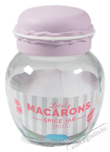 HANE IRIS Macaron &uuml;veg fűszertart&oacute; 370ml, z&ouml;ld, fukszia, narancs vagy citroms&aacute;rga sz&iacute;nű HN-1215 H&aacute;ztart&aacute;s / Otthon / K&uuml;lt&eacute;r - Lak&aacute;sfelszerel&eacute;s - T&aacute;rol&oacute; - 508727