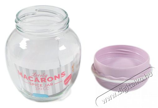 HANE IRIS Macaron &uuml;veg fűszertart&oacute; 370ml, z&ouml;ld, fukszia, narancs vagy citroms&aacute;rga sz&iacute;nű HN-1215 H&aacute;ztart&aacute;s / Otthon / K&uuml;lt&eacute;r - Lak&aacute;sfelszerel&eacute;s - T&aacute;rol&oacute; - 508727
