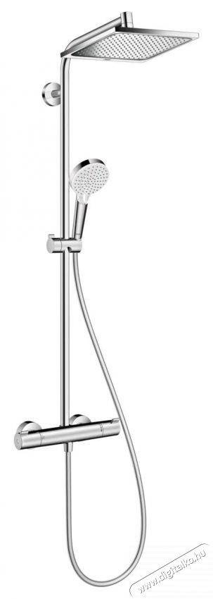 Hansgrohe Crometta E 240 termoszt&aacute;tos zuhanyz&oacute; k&eacute;szlet, 1 jet, 350mm zuhanykar, Kr&oacute;m H&aacute;ztart&aacute;s / Otthon / K&uuml;lt&eacute;r - F&uuml;rdőszoba / wc - Zuhanyz&oacute; polcrendszer - 536746