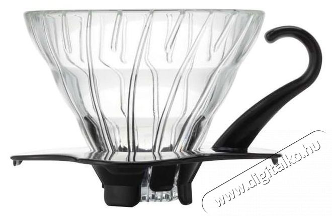Hario Dripper V60-01, &uuml;veg, fekete Konyhai term&eacute;kek - K&aacute;v&eacute;főző / k&aacute;v&eacute;&ouml;rlő / kieg&eacute;sz&iacute;tő - Filteres k&aacute;v&eacute;főző - 524876