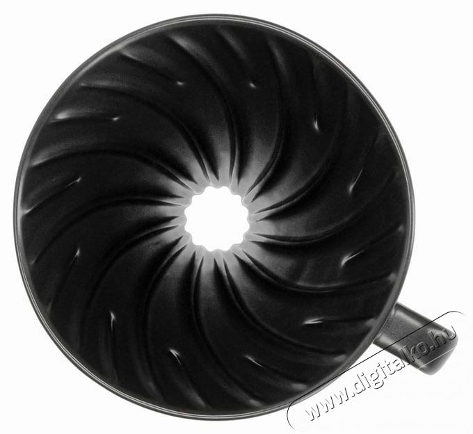 Hario Dripper V60-02, ker&aacute;mia, matt fekete Konyhai term&eacute;kek - K&aacute;v&eacute;főző / k&aacute;v&eacute;&ouml;rlő / kieg&eacute;sz&iacute;tő - Filteres k&aacute;v&eacute;főző - 524871