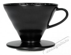 Hario Dripper V60-02, ker&aacute;mia, matt fekete Konyhai term&eacute;kek - K&aacute;v&eacute;főző / k&aacute;v&eacute;&ouml;rlő / kieg&eacute;sz&iacute;tő - Filteres k&aacute;v&eacute;főző - 524871