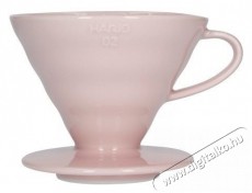 Hario Dripper V60-02, ker&aacute;mia, r&oacute;zsasz&iacute;n Konyhai term&eacute;kek - K&aacute;v&eacute;főző / k&aacute;v&eacute;&ouml;rlő / kieg&eacute;sz&iacute;tő - Filteres k&aacute;v&eacute;főző - 524885