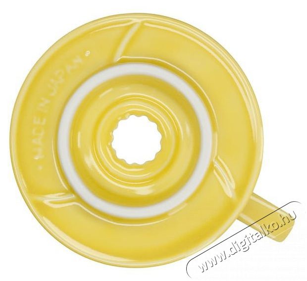 Hario Dripper V60-02, ker&aacute;mia, s&aacute;rga Konyhai term&eacute;kek - K&aacute;v&eacute;főző / k&aacute;v&eacute;&ouml;rlő / kieg&eacute;sz&iacute;tő - Filteres k&aacute;v&eacute;főző - 524884