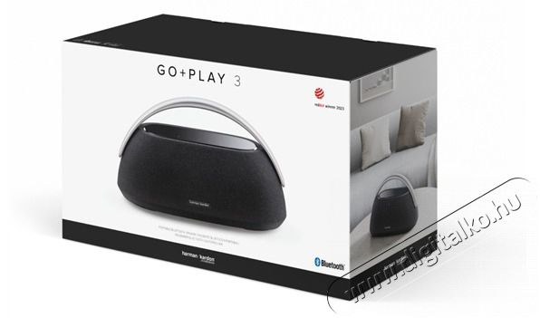Harman Kardon Go+ Play 3 Bluetooth hordozhat&oacute; fekete hangsz&oacute;r&oacute; Audio-Video / Hifi / Multim&eacute;dia - Hangfal - Hangfalszett - K&uuml;lt&eacute;ri hangsug&aacute;rz&oacute; - 513905