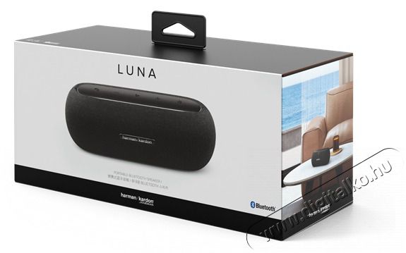 Harman Kardon Luna Bluetooth hordozhat&oacute; fekete hangsz&oacute;r&oacute; Audio-Video / Hifi / Multim&eacute;dia - Hordozhat&oacute;, vezet&eacute;k n&eacute;lk&uuml;li / bluetooth hangsug&aacute;rz&oacute; - Hordozhat&oacute;, vezet&eacute;k n&eacute;lk&uuml;li / bluetooth hangsug&aacute;rz&oacute; - 514448