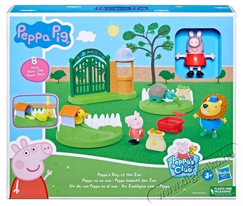 Hasbro Peppa malac &Aacute;llatkerti &eacute;lm&eacute;nyek H&aacute;ztart&aacute;s / Otthon / K&uuml;lt&eacute;r - J&aacute;t&eacute;k / Sport - J&aacute;t&eacute;kfigura - 531836
