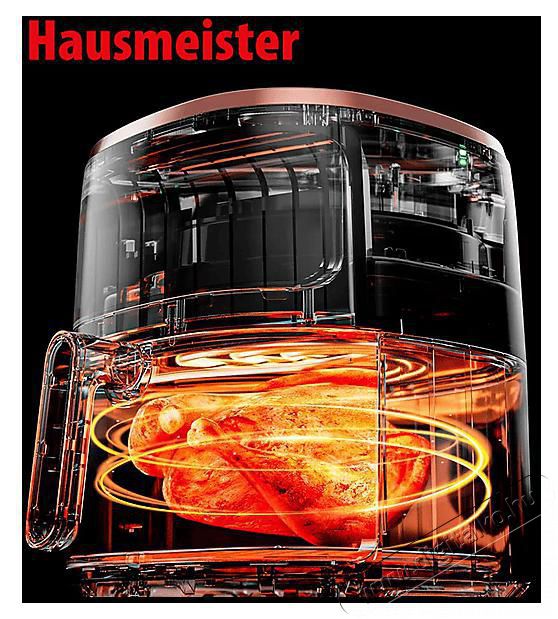 Hausmeister HM 6933 BIO FRITU Forr&oacute;levegős s&uuml;tő, 1500 W, fekete, 5L Konyhai term&eacute;kek - Konyhai kisg&eacute;p (s&uuml;t&eacute;s / főz&eacute;s / hűt&eacute;s / &eacute;telk&eacute;sz&iacute;t&eacute;s) - L&eacute;gkever&eacute;ses főzőg&eacute;p / elektromos kukta / multifunkci&oacute;s s&uuml;tő - 495053