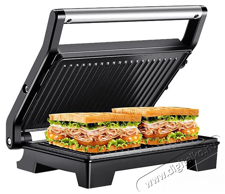 HM 8811 Panini sütő, 1000 W, fekete