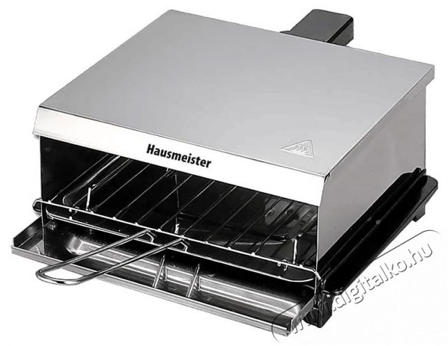 Hausmeister HM 8812 Retro grill szendvics s&uuml;tő, 800 W, ez&uuml;st Konyhai term&eacute;kek - Konyhai kisg&eacute;p (s&uuml;t&eacute;s / főz&eacute;s / hűt&eacute;s / &eacute;telk&eacute;sz&iacute;t&eacute;s) - Melegszendvics / gofri s&uuml;tő - 495051