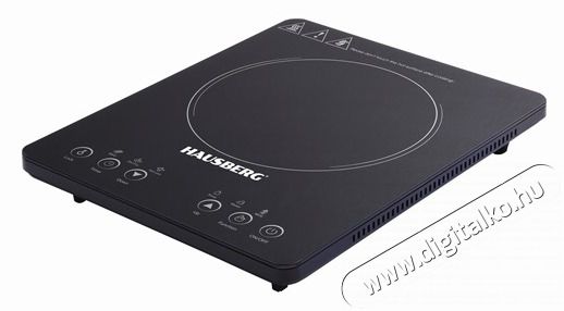 HAUSBERG HB-1525NG 2000W-os fekete elektromos egylapos indukci&oacute;s főzőlap &eacute;rint&eacute;svez&eacute;rl&eacute;ssel Konyhai term&eacute;kek - S&uuml;tő-főzőlap, tűzhely (szabadon&aacute;ll&oacute;) - Indukci&oacute;s főzőlap (szabadon&aacute;ll&oacute;) - 501655