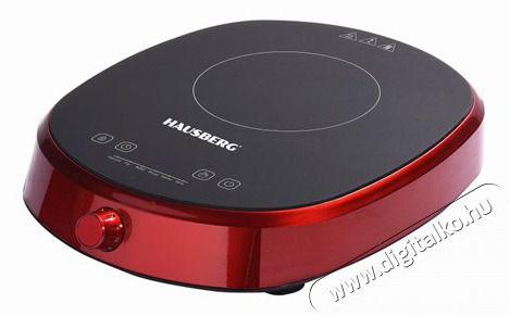 HAUSBERG HB-1527RS 2000W-os v&ouml;r&ouml;s elektromos egylapos indukci&oacute;s főzőlap &eacute;rint&eacute;svez&eacute;rl&eacute;ssel Konyhai term&eacute;kek - S&uuml;tő-főzőlap, tűzhely (szabadon&aacute;ll&oacute;) - Indukci&oacute;s főzőlap (szabadon&aacute;ll&oacute;) - 501656