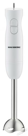 HAUSBERG HB-7674AB 300W feh&eacute;r botmixer Konyhai term&eacute;kek - Konyhai kisg&eacute;p (elők&eacute;sz&iacute;t&eacute;s / feldolgoz&aacute;s) - Botmixer - 502447