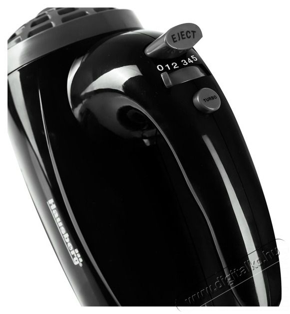 HAUSBERG HB-4119NG 300W-os fekete elektromos k&eacute;zimixer r&eacute;z motorral Konyhai term&eacute;kek - Konyhai kisg&eacute;p (elők&eacute;sz&iacute;t&eacute;s / feldolgoz&aacute;s) - K&eacute;zi mixer - 502542
