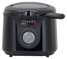 HAUSBERG HB-1331NG 2.5 literes 1450W ablakos fekete elektromos olajs&uuml;tő Konyhai term&eacute;kek - Konyhai kisg&eacute;p (s&uuml;t&eacute;s / főz&eacute;s / hűt&eacute;s / &eacute;telk&eacute;sz&iacute;t&eacute;s) - Olajs&uuml;tő - 503116