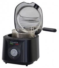 HAUSBERG HB-1331NG 2.5 literes 1450W ablakos fekete elektromos olajs&uuml;tő Konyhai term&eacute;kek - Konyhai kisg&eacute;p (s&uuml;t&eacute;s / főz&eacute;s / hűt&eacute;s / &eacute;telk&eacute;sz&iacute;t&eacute;s) - Olajs&uuml;tő - 503116