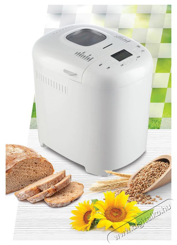 Heinner PastryChef 550 HBM-915WH Keny&eacute;rs&uuml;tőg&eacute;p Konyhai term&eacute;kek - Konyhai kisg&eacute;p (s&uuml;t&eacute;s / főz&eacute;s / hűt&eacute;s / &eacute;telk&eacute;sz&iacute;t&eacute;s) - Keny&eacute;rs&uuml;tő - 494573