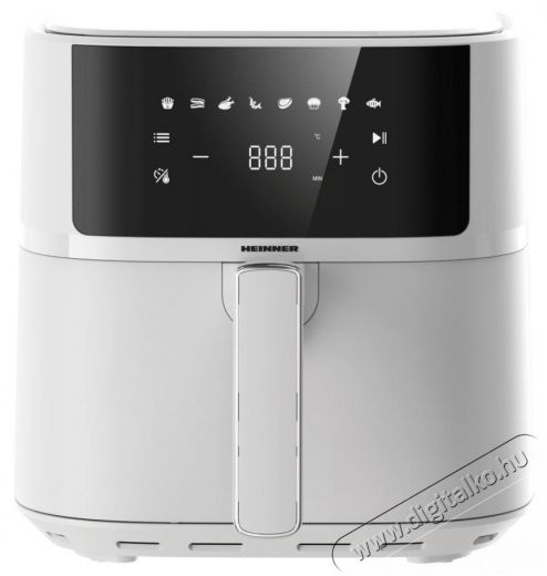 Heinner HAF-B6WH17SQ airfryer Konyhai term&eacute;kek - Konyhai kisg&eacute;p (s&uuml;t&eacute;s / főz&eacute;s / hűt&eacute;s / &eacute;telk&eacute;sz&iacute;t&eacute;s) - L&eacute;gkever&eacute;ses főzőg&eacute;p / elektromos kukta / multifunkci&oacute;s s&uuml;tő - 501327