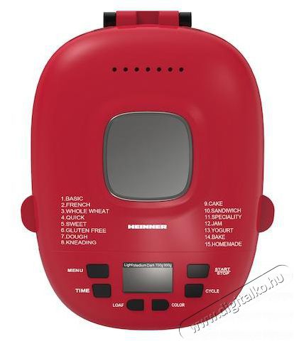 Heinner PastryChef 550 HBM-915BKR Keny&eacute;rs&uuml;tőg&eacute;p Konyhai term&eacute;kek - Konyhai kisg&eacute;p (s&uuml;t&eacute;s / főz&eacute;s / hűt&eacute;s / &eacute;telk&eacute;sz&iacute;t&eacute;s) - Keny&eacute;rs&uuml;tő - 505486