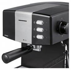 Heinner HEM-850BKSL eszpressz&oacute;g&eacute;p - fekete/ez&uuml;st Konyhai term&eacute;kek - K&aacute;v&eacute;főző / k&aacute;v&eacute;&ouml;rlő / kieg&eacute;sz&iacute;tő - Pressz&oacute; k&aacute;v&eacute;főző - 517626