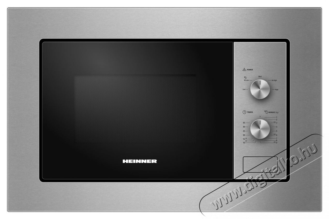Heinner HMW-MDBI20MIX Mikrohull&aacute;m&uacute; s&uuml;tő Konyhai term&eacute;kek - Mikrohull&aacute;m&uacute; s&uuml;tő - Mikrohull&aacute;m&uacute; s&uuml;tő (be&eacute;p&iacute;thető) - 532891