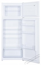 Heinner HF-H2206E++ kombin&aacute;lt hűtőszekr&eacute;ny, E energiaoszt&aacute;ly, 206 L, LED l&aacute;mpa, 3 hűtőszekr&eacute;ny &uuml;vegpolc, M:143 cm, Feh&eacute;r Konyhai term&eacute;kek - Hűtő, fagyaszt&oacute; (szabadon&aacute;ll&oacute;) - Fel&uuml;lfagyaszt&oacute;s kombin&aacute;lt hűtő - 533443