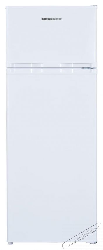 Heinner HF-H2206E++ kombin&aacute;lt hűtőszekr&eacute;ny, E energiaoszt&aacute;ly, 206 L, LED l&aacute;mpa, 3 hűtőszekr&eacute;ny &uuml;vegpolc, M:143 cm, Feh&eacute;r Konyhai term&eacute;kek - Hűtő, fagyaszt&oacute; (szabadon&aacute;ll&oacute;) - Fel&uuml;lfagyaszt&oacute;s kombin&aacute;lt hűtő - 533443