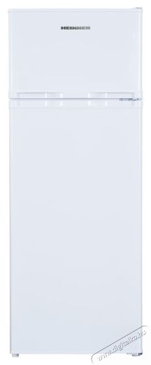 Heinner HF-H2206E++ kombin&aacute;lt hűtőszekr&eacute;ny, E energiaoszt&aacute;ly, 206 L, LED l&aacute;mpa, 3 hűtőszekr&eacute;ny &uuml;vegpolc, M:143 cm, Feh&eacute;r Konyhai term&eacute;kek - Hűtő, fagyaszt&oacute; (szabadon&aacute;ll&oacute;) - Fel&uuml;lfagyaszt&oacute;s kombin&aacute;lt hűtő - 533443