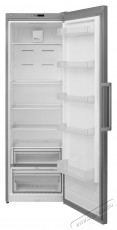 Heinner HF-V401NFXE++, Egyajt&oacute;s hűtő, 389 l, No Frost, E energiaoszt&aacute;ly, LED vil&aacute;g&iacute;t&aacute;s, Elektronikus vez&eacute;rl&eacute;s, M 186 cm, Rozsdamentes ac&eacute;l Konyhai term&eacute;kek - Hűtő, fagyaszt&oacute; (szabadon&aacute;ll&oacute;) - Egyajt&oacute;s hűtő - 533447
