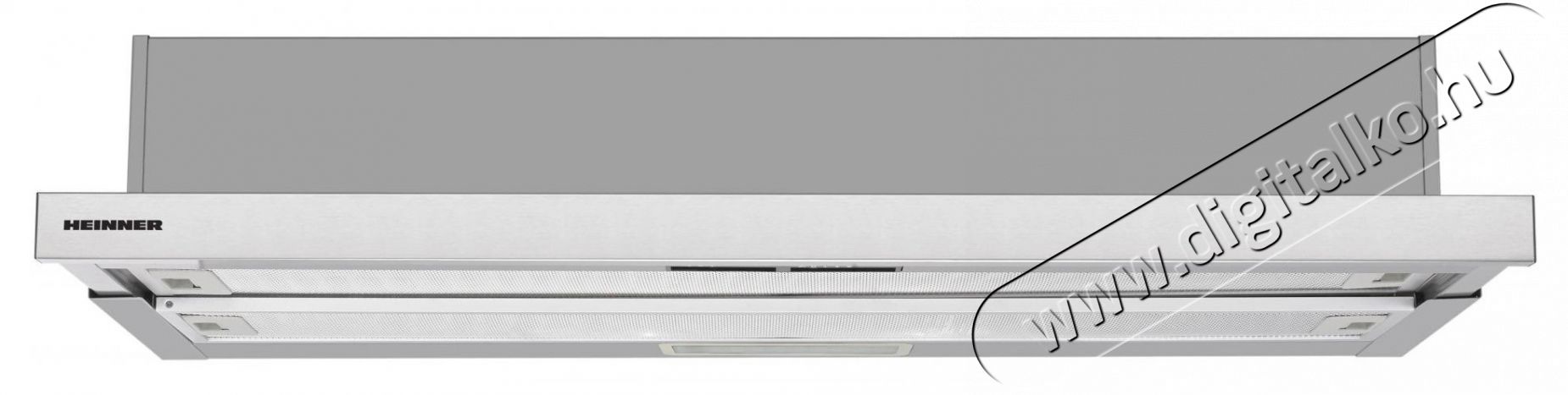 Heinner HTCH-490IX teleszk&oacute;pos p&aacute;raelsz&iacute;v&oacute;, 90cm, 105W, rozsdamentes ac&eacute;l Konyhai term&eacute;kek - P&aacute;raelsz&iacute;v&oacute; - Be&eacute;p&iacute;thető / kih&uacute;zhat&oacute; - 533486