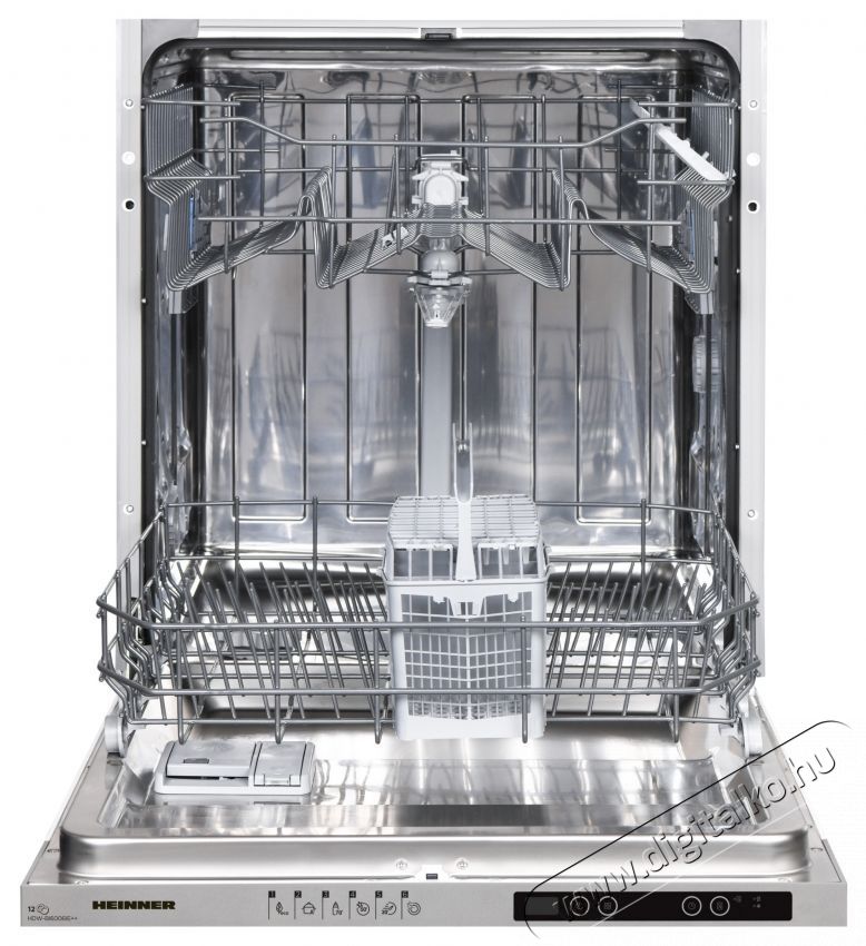 Heinner HDW-BI6006IE++ Be&eacute;p&iacute;thető mosogat&oacute;g&eacute;p, E energiaoszt&aacute;ly, ez&uuml;st Konyhai term&eacute;kek - Mosogat&oacute;g&eacute;p - Norm&aacute;l (60cm) be&eacute;p&iacute;thető mosogat&oacute;g&eacute;p - 535240