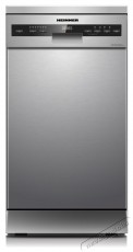 Heinner HDW-FSM45710AXD+++ Mosogat&oacute;g&eacute;p, rozsdamentes ac&eacute;l Konyhai term&eacute;kek - Mosogat&oacute;g&eacute;p - Norm&aacute;l (60cm) szabadon&aacute;ll&oacute; mosogat&oacute;g&eacute;p - 535251