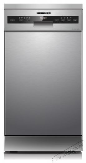 Heinner HDW-FSM45710AXD+++ Mosogat&oacute;g&eacute;p, rozsdamentes ac&eacute;l Konyhai term&eacute;kek - Mosogat&oacute;g&eacute;p - Norm&aacute;l (60cm) szabadon&aacute;ll&oacute; mosogat&oacute;g&eacute;p - 535251