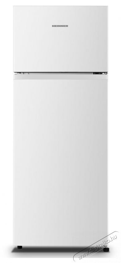 Heinner HF-HS205E++ Hűtőszekr&eacute;ny, 206 l, E energiaoszt&aacute;ly, LED l&aacute;mpa, 3 &uuml;vegpolc, M 143,4 cm, Feh&eacute;r Konyhai term&eacute;kek - Hűtő, fagyaszt&oacute; (szabadon&aacute;ll&oacute;) - Fel&uuml;lfagyaszt&oacute;s kombin&aacute;lt hűtő - 535258