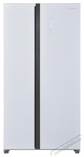 Heinner HSBS-H442NFGWHE++ Side by side hűtő, 442 l, M:177cm, Total NoFrost, Display, E energiaoszt&aacute;ly, Feh&eacute;r Konyhai term&eacute;kek - Hűtő, fagyaszt&oacute; (be&eacute;p&iacute;thető) - Amerikai t&iacute;pus&uacute; Side By Side hűtő - 535266