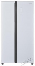 Heinner HSBS-HM532NFGWHE++ Side by side hűtőszekr&eacute;ny, 532 l, No Frost, LED kijelző, E energiaoszt&aacute;ly, Smart, Nyitott ajt&oacute; riaszt&oacute;, M 177 cm, Feh&eacute;r Konyhai term&eacute;kek - Hűtő, fagyaszt&oacute; (szabadon&aacute;ll&oacute;) - Amerikai t&iacute;pus&uacute; Side By Side hűtő - 535271
