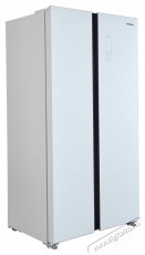 Heinner HSBS-HM532NFGWHE++ Side by side hűtőszekr&eacute;ny, 532 l, No Frost, LED kijelző, E energiaoszt&aacute;ly, Smart, Nyitott ajt&oacute; riaszt&oacute;, M 177 cm, Feh&eacute;r Konyhai term&eacute;kek - Hűtő, fagyaszt&oacute; (szabadon&aacute;ll&oacute;) - Amerikai t&iacute;pus&uacute; Side By Side hűtő - 535271