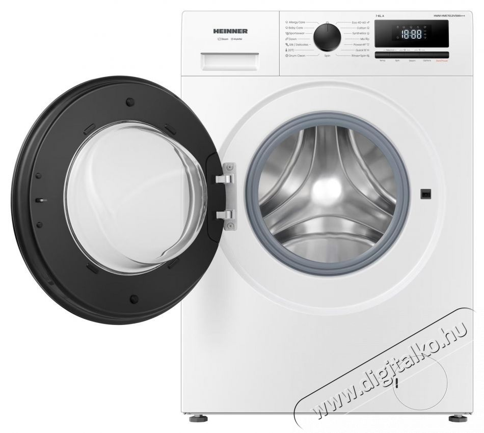 Heinner HWM-HME7012IVSMA+++ mos&oacute;g&eacute;p H&aacute;ztart&aacute;s / Otthon / K&uuml;lt&eacute;r - Mos&oacute;g&eacute;p / sz&aacute;r&iacute;t&oacute;g&eacute;p - El&ouml;lt&ouml;ltős mos&oacute;g&eacute;p (be&eacute;p&iacute;thető) - 535279