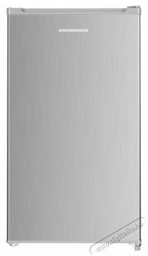 Heinner HF-HM90SE++ Hűtőszekr&eacute;ny, 90 l, E energiaoszt&aacute;ly, LED vil&aacute;g&iacute;t&aacute;s, M 85 cm, Ez&uuml;st Konyhai term&eacute;kek - Hűtő, fagyaszt&oacute; (szabadon&aacute;ll&oacute;) - Egyajt&oacute;s hűtő - 535255