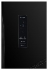 Heinner HSBS-H532NFGBKF+ Side-by-side hűtőszekr&eacute;ny, 532 l, Full No Frost, E energiaoszt&aacute;ly, &Eacute;rintőkijelző, gyermekz&aacute;r, M 177 cm, Fekete Konyhai term&eacute;kek - Hűtő, fagyaszt&oacute; (szabadon&aacute;ll&oacute;) - Amerikai t&iacute;pus&uacute; Side By Side hűtő - 535268