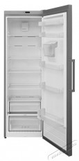 Heinner HF-V401NFXWDE++, Egyajt&oacute;s hűtő, 389 l, No Frost, Elektronikus vez&eacute;rl&eacute;s, V&iacute;zadagol&oacute;, LED vil&aacute;g&iacute;t&aacute;s, E energiaoszt&aacute;ly, M 186 cm, Rozsdamentes ac&eacute;l Konyhai term&eacute;kek - Hűtő, fagyaszt&oacute; (szabadon&aacute;ll&oacute;) - Egyajt&oacute;s hűtő - 533439