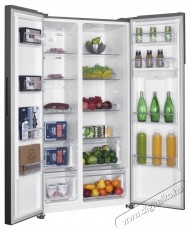 Heinner HSBS-HM529NFXWDE++, 529 l, Side by side hűtő Konyhai term&eacute;kek - Hűtő, fagyaszt&oacute; (szabadon&aacute;ll&oacute;) - Amerikai t&iacute;pus&uacute; Side By Side hűtő - 535272