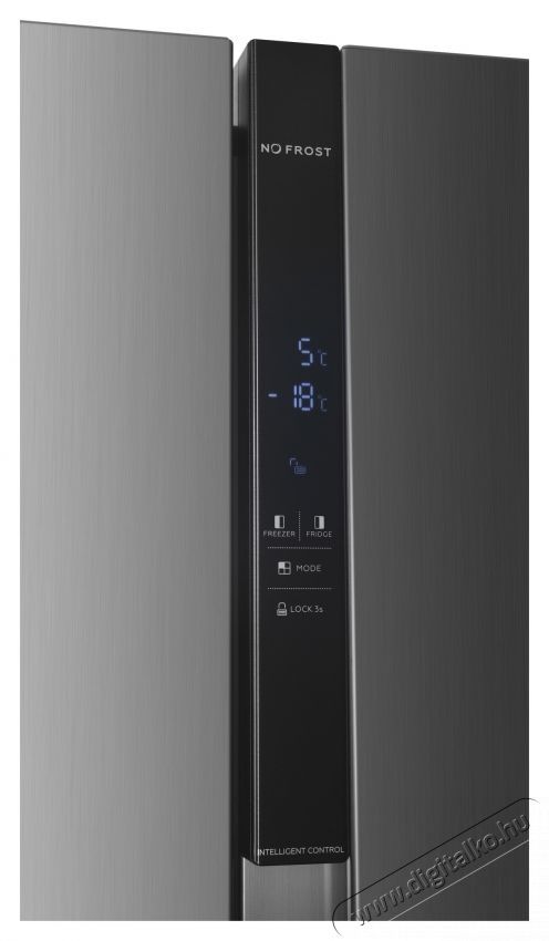 Heinner HSBS-HM529NFXWDE++, 529 l, Side by side hűtő Konyhai term&eacute;kek - Hűtő, fagyaszt&oacute; (szabadon&aacute;ll&oacute;) - Amerikai t&iacute;pus&uacute; Side By Side hűtő - 535272