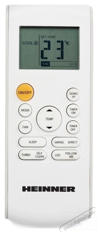 Heinner Crystal HAC-CR24KIT Kl&iacute;ma, 24000 BTU, Szerelők&eacute;szlet mell&eacute;kelve, Energiaoszt&aacute;ly Hűt&eacute;s A++/ Fűt&eacute;s A+, Follow Me, Turb&oacute;, &Ouml;ntiszt&iacute;t&oacute;, Feh&eacute;r H&aacute;ztart&aacute;s / Otthon / K&uuml;lt&eacute;r - Ventil&aacute;tor / L&eacute;gkondicion&aacute;l&oacute; - Split kl&iacute;ma - 536772