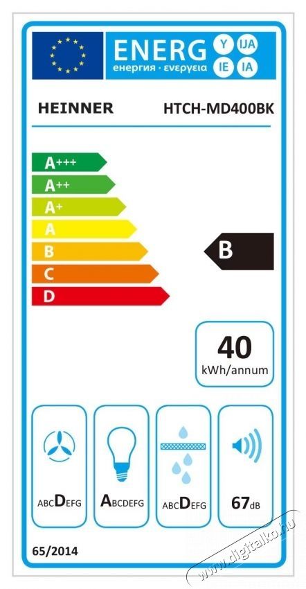 Heinner HTCH-MD400BK teleszk&oacute;pos p&aacute;raelsz&iacute;v&oacute; Konyhai term&eacute;kek - P&aacute;raelsz&iacute;v&oacute; - Be&eacute;p&iacute;thető / kih&uacute;zhat&oacute; - 536813