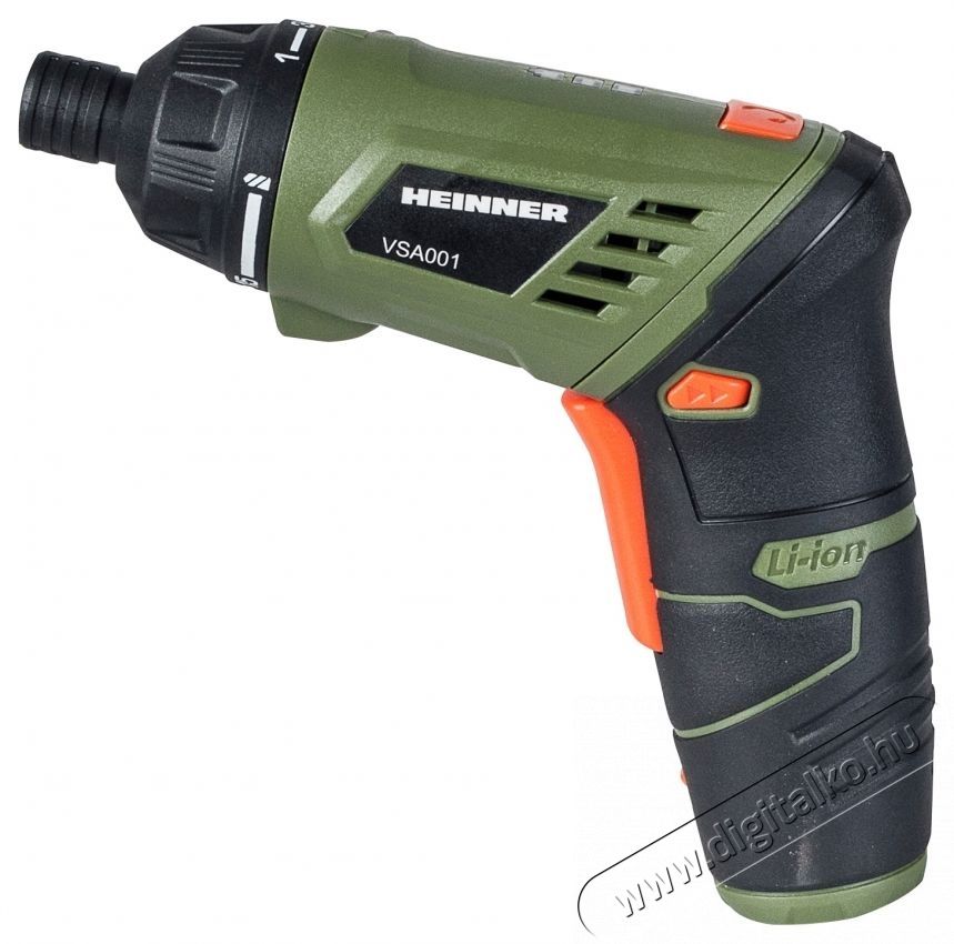 Heinner Li-Ion VSA001 akkus csavarh&uacute;z&oacute;, 3,6 V, 1,3 Ah, 210 RPM + tartoz&eacute;kok H&aacute;ztart&aacute;s / Otthon / K&uuml;lt&eacute;r - Szersz&aacute;m - Akkumul&aacute;toros csavarh&uacute;z&oacute; - 536819